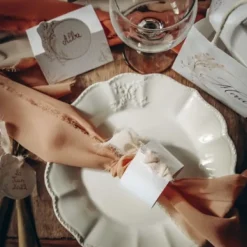 Badaboum Rond De Serviette Blanc Fleurs Des Champs X 8 Pi Ces Best