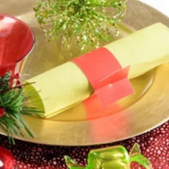 Badaboum Rond De Serviette Noir En Carton X 6 Pi Ces Best