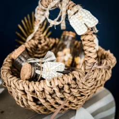 Clearance Ruban Bicolore Jute Et Ivoire Theme Jute