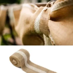 Best Ruban En Jute Et De Dentelle Champetre 10Cm Theme Dentelle