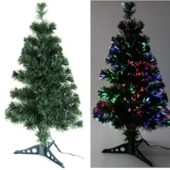 Badaboum Sapin De Noel Fibre Optique 80Cm Clearance