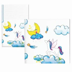 Sale Serviette Licornes En Papier 33Cm X20Pcs Theme Licorne