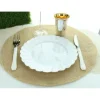 New Set De Table Rond En Vrai Jute Naturel X 10 Pi Ces Theme Jute