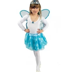 Outlet Set Princesse Des Neiges Tutu Et Ailes Bleu Theme Deco Princesse