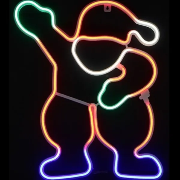 Badaboum Silhouette Lumineuse N On Pere Noel 300 Led Best