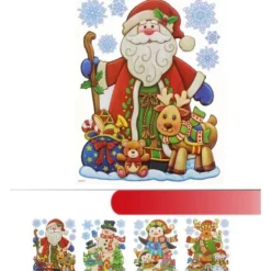 Badaboum Sticker Vitro Statique De Noel 20X45Cm Best