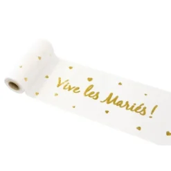 Badaboum Sur Chemin De Table Vive Les Mari S Or