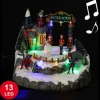 Badaboum Village De Noel Anim Miniature Du Chateau Best