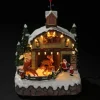 Badaboum Village De Noel Miniature Du P Re Noel 17 Led Blanc Chaud Best